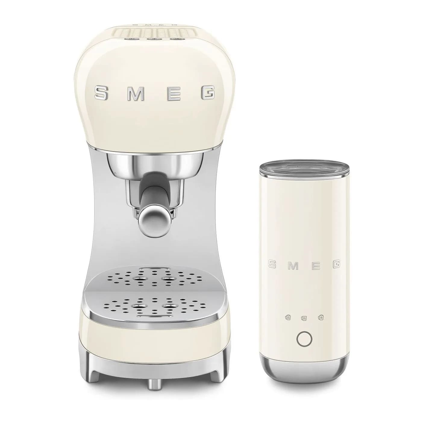 Smeg 50's Style Krem Süt Köpürtücülü Espresso Makinesi