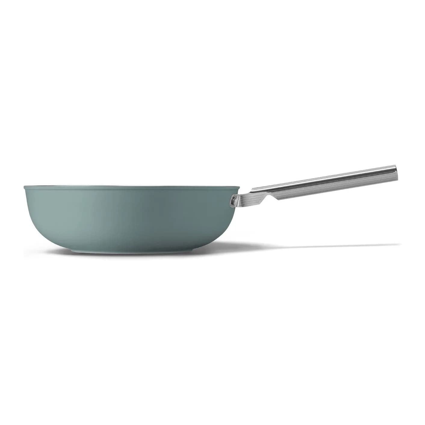 Smeg 30 Cm Mat Zümrüt Yeşili Wok Tava