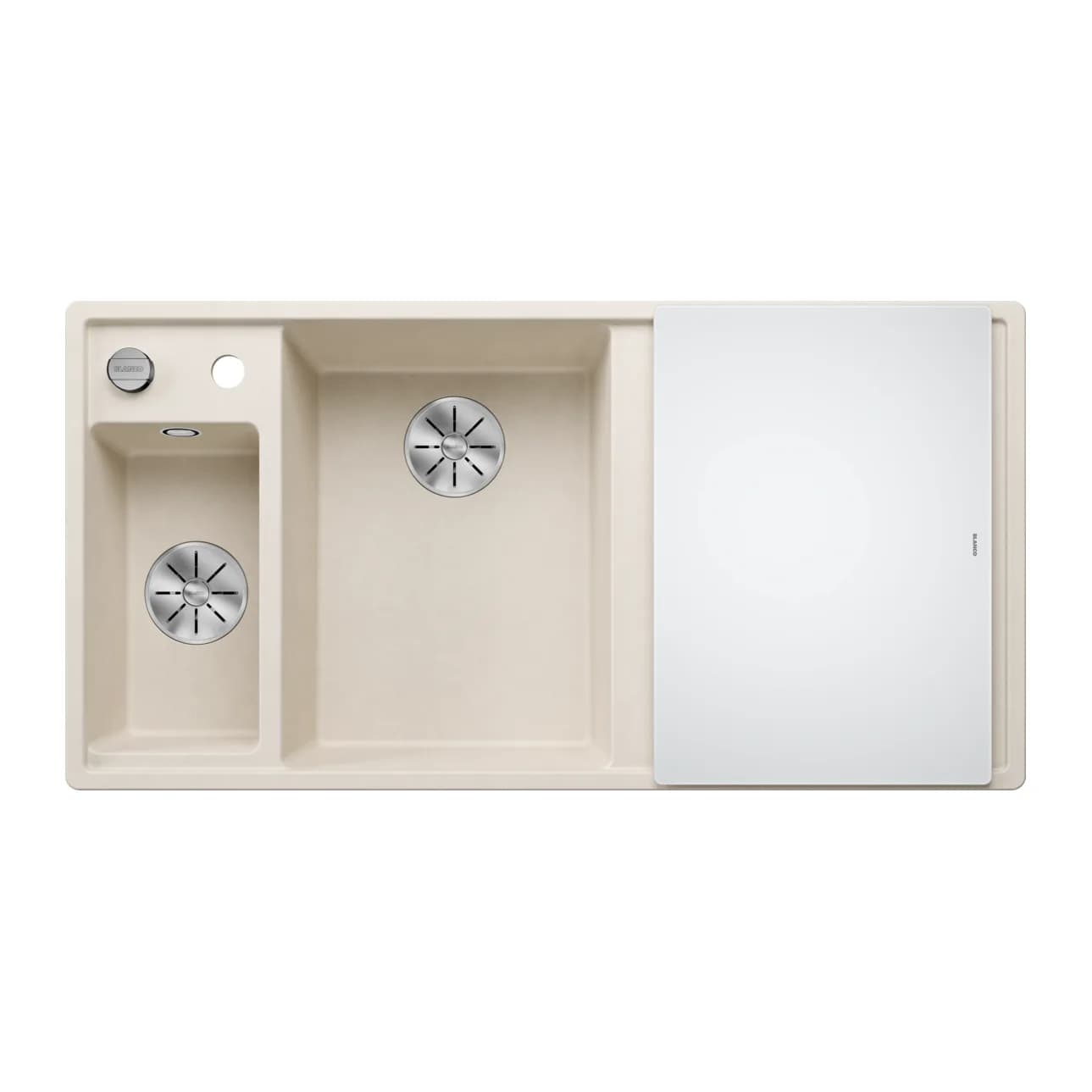 Blanco Axia III 6 S Sağ Damlalıklı Soft Beyaz Granit Eviye
