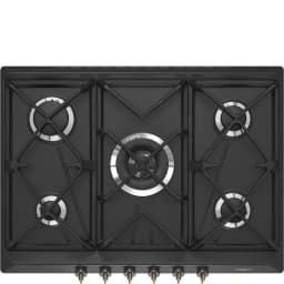 Smeg Coloniale 70 cm Antrasit 5 Gözlü Gazlı Ocak görsel 1