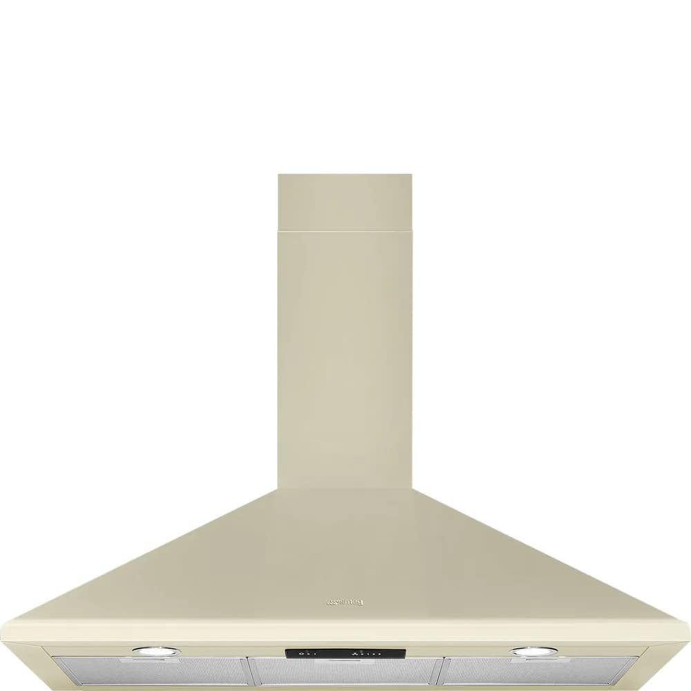 Smeg Opera 90 cm Krem Duvar Tipi Davlumbaz