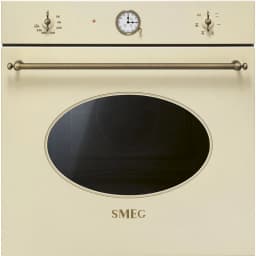 Smeg Coloniale 60 cm Krem Fanlı Ankastre Fırın görsel 1