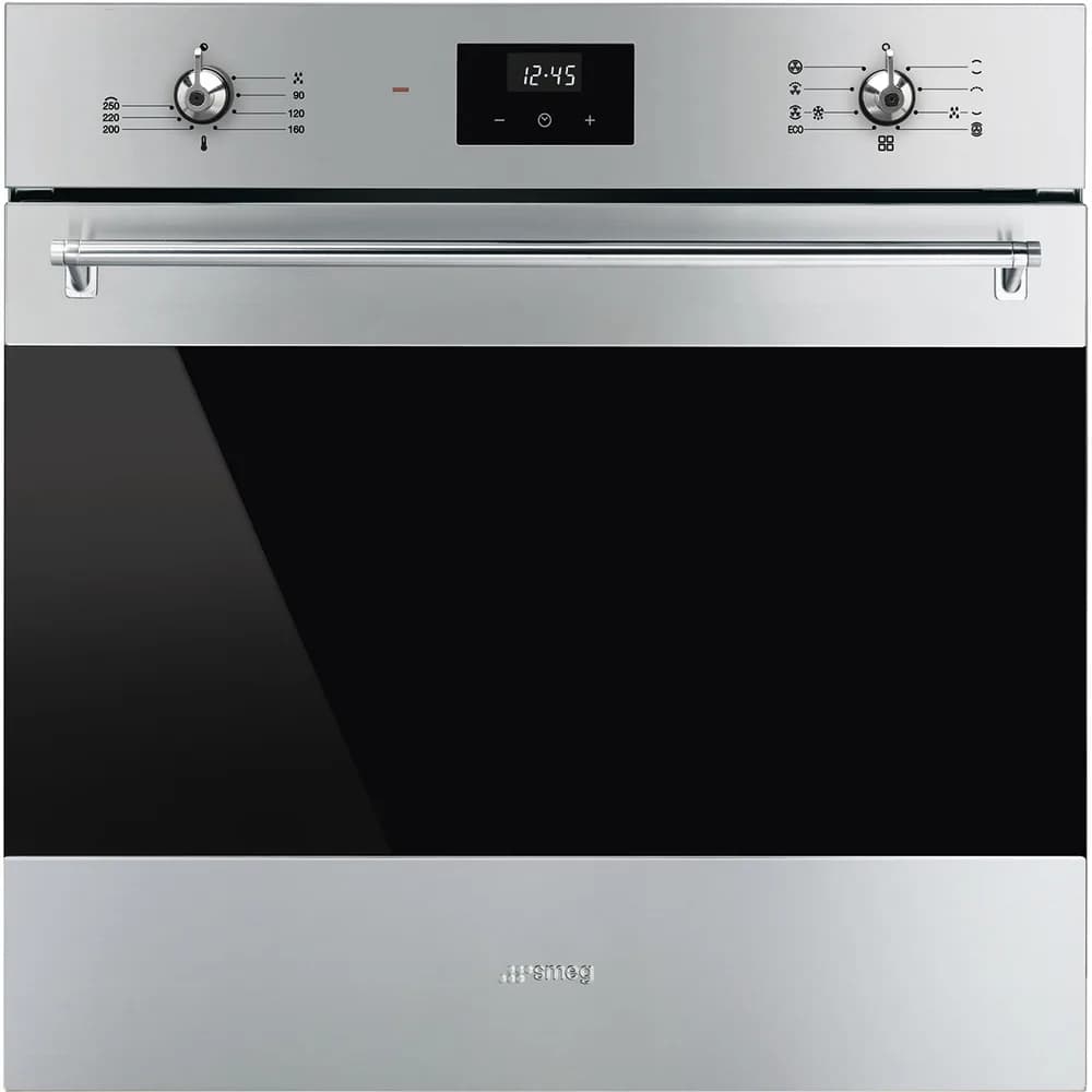 Smeg Classica 60 cm Paslanmaz Çelik Fanlı Ankastre Fırın