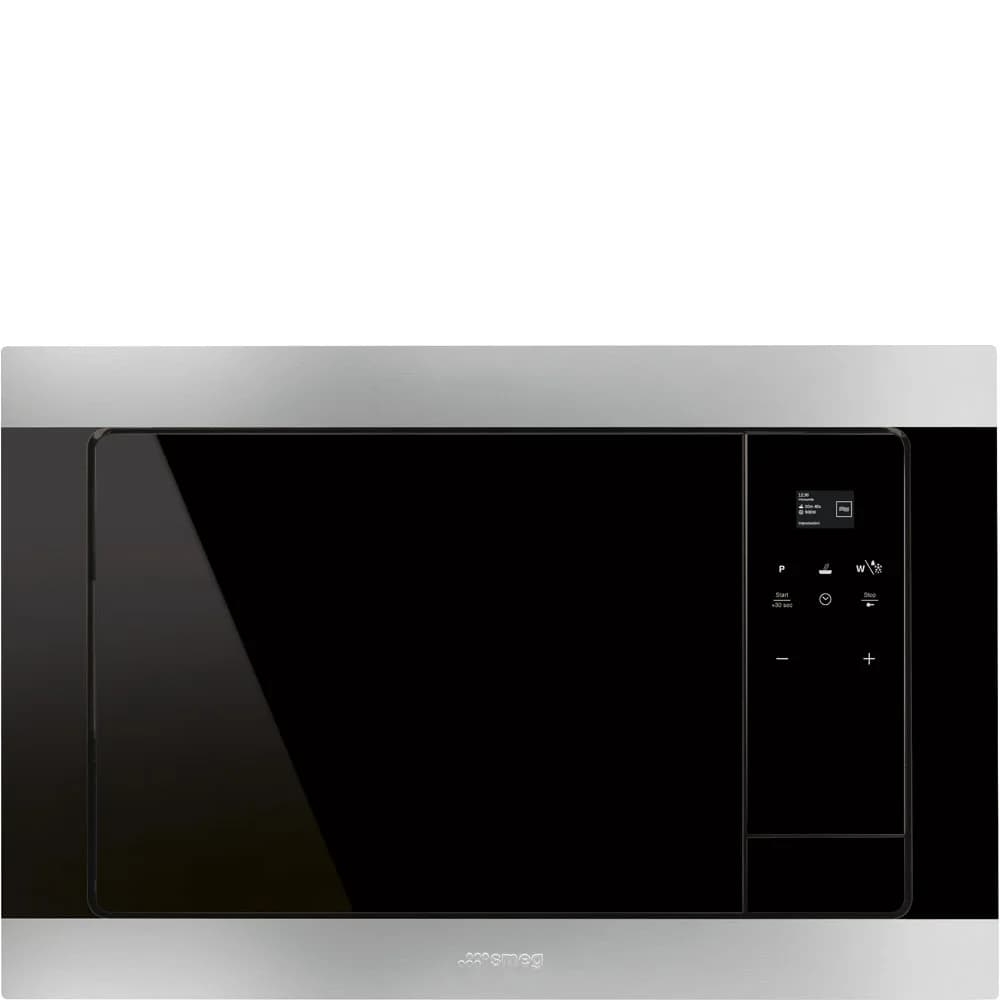Smeg 60 cm Çelik Izgaralı Ankastre Mikrodalga Fırın