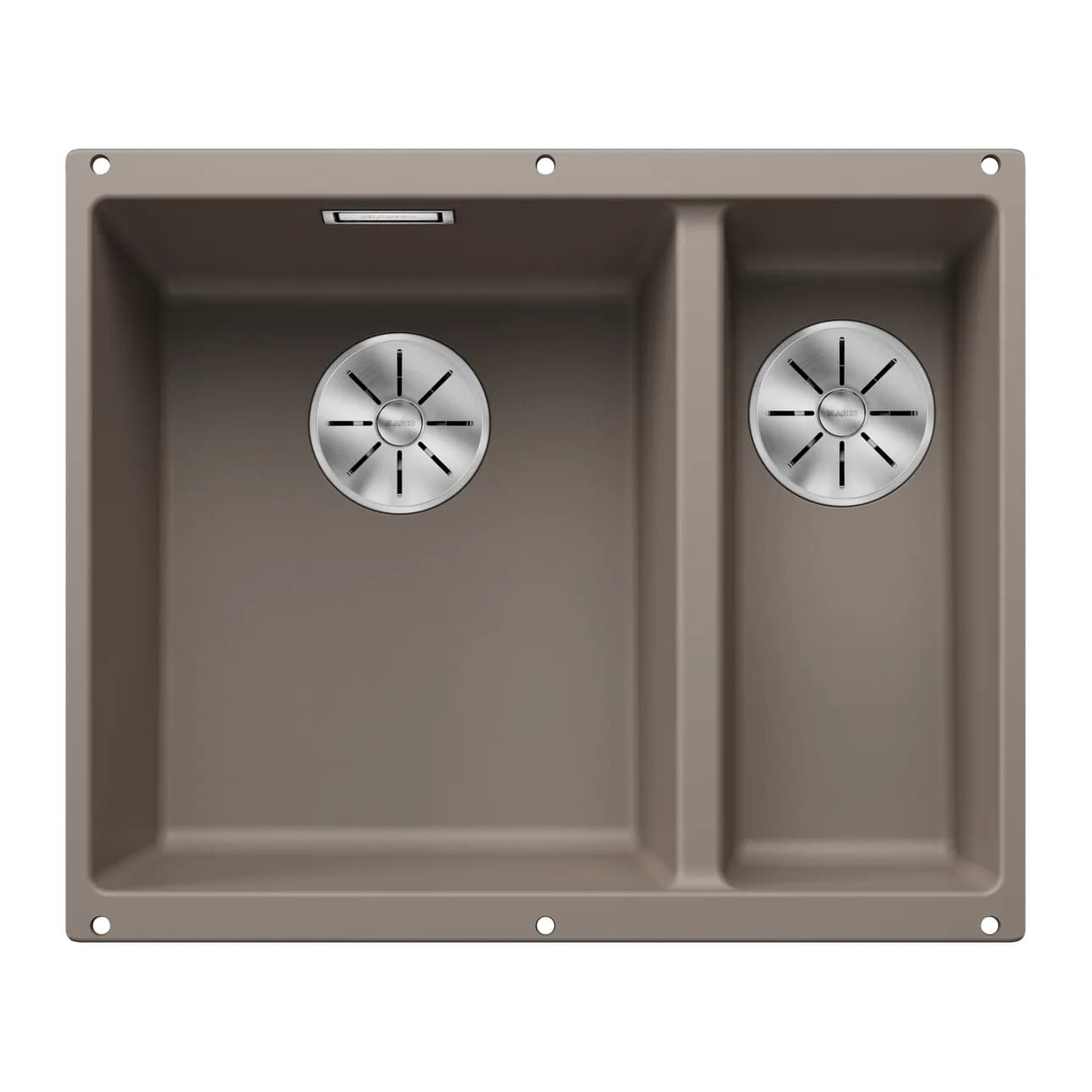 Blanco Subline 340/160-U Sol Hazneli Tartufo Granit Eviye