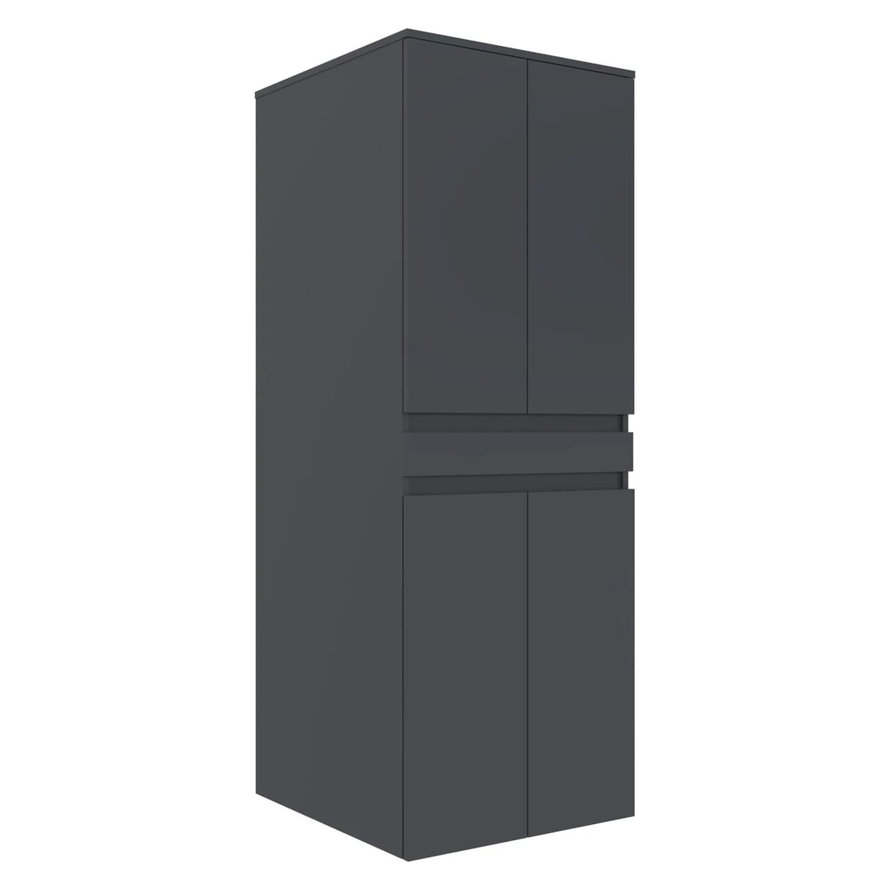 Orka Neve 70 Cm Mat Antrasit Çamaşır ve Kurutma Makinesi Dolabı - 5009241