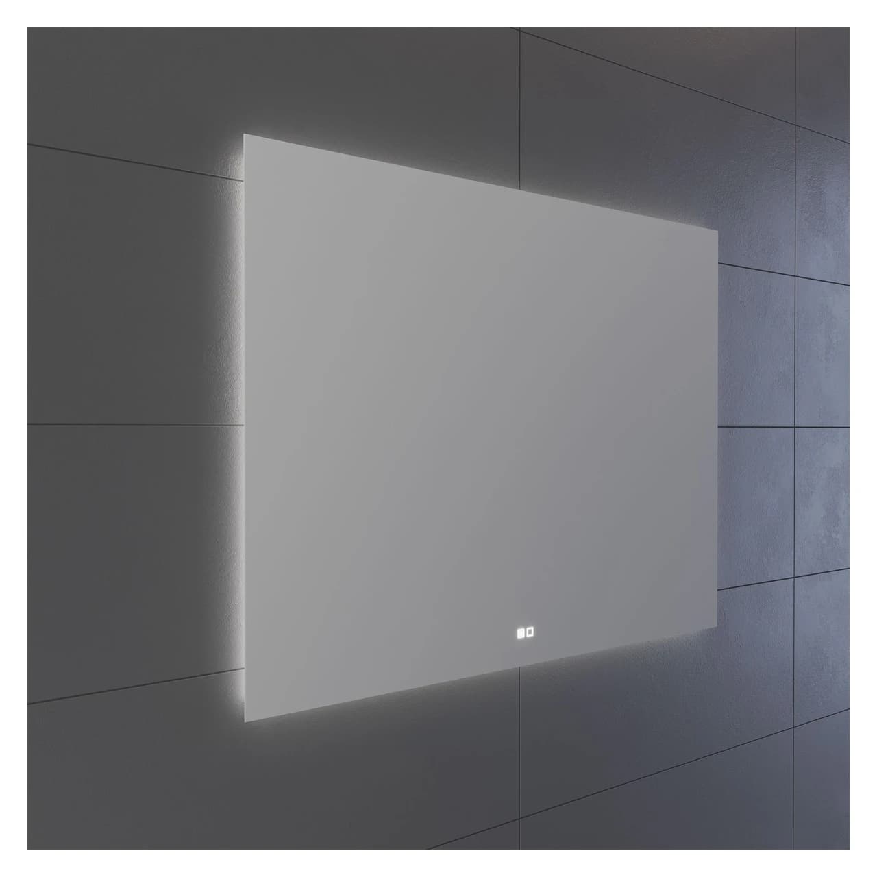 Orka Ferla 120x90 Cm Buğu Çözücülü LED'li Ayna