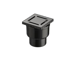 VitrA DK100 Kare Elegant 10 Cm Mat Krom Duş Kanalı görsel 1