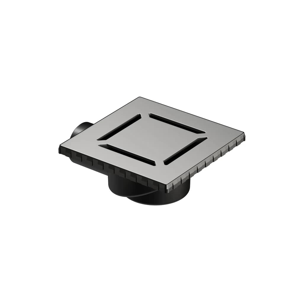 VitrA DK100 Kare Elegant 15 Cm Mat Krom Duş Kanalı