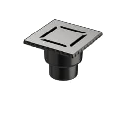 VitrA DK100 Kare Elegant 15 Cm Mat Krom Duş Kanalı görsel 1