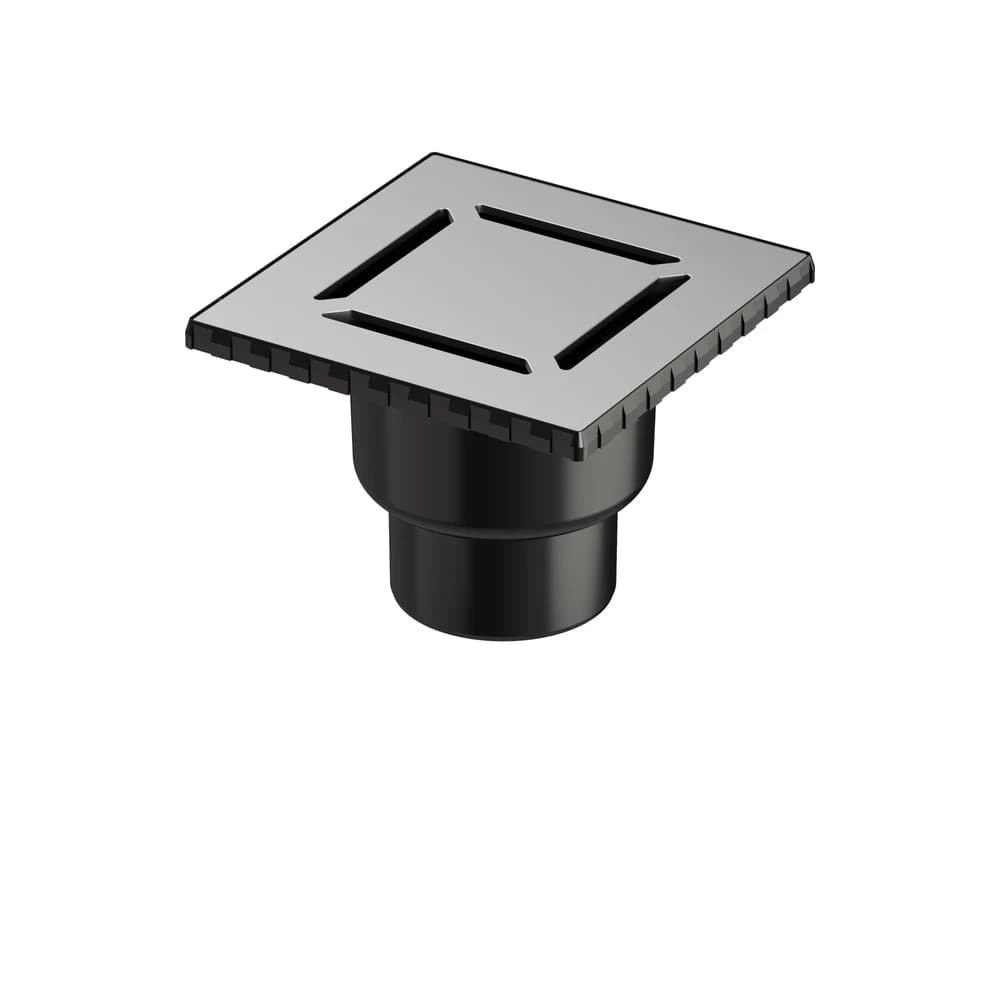 VitrA DK100 Kare Elegant 15 Cm Mat Krom Duş Kanalı