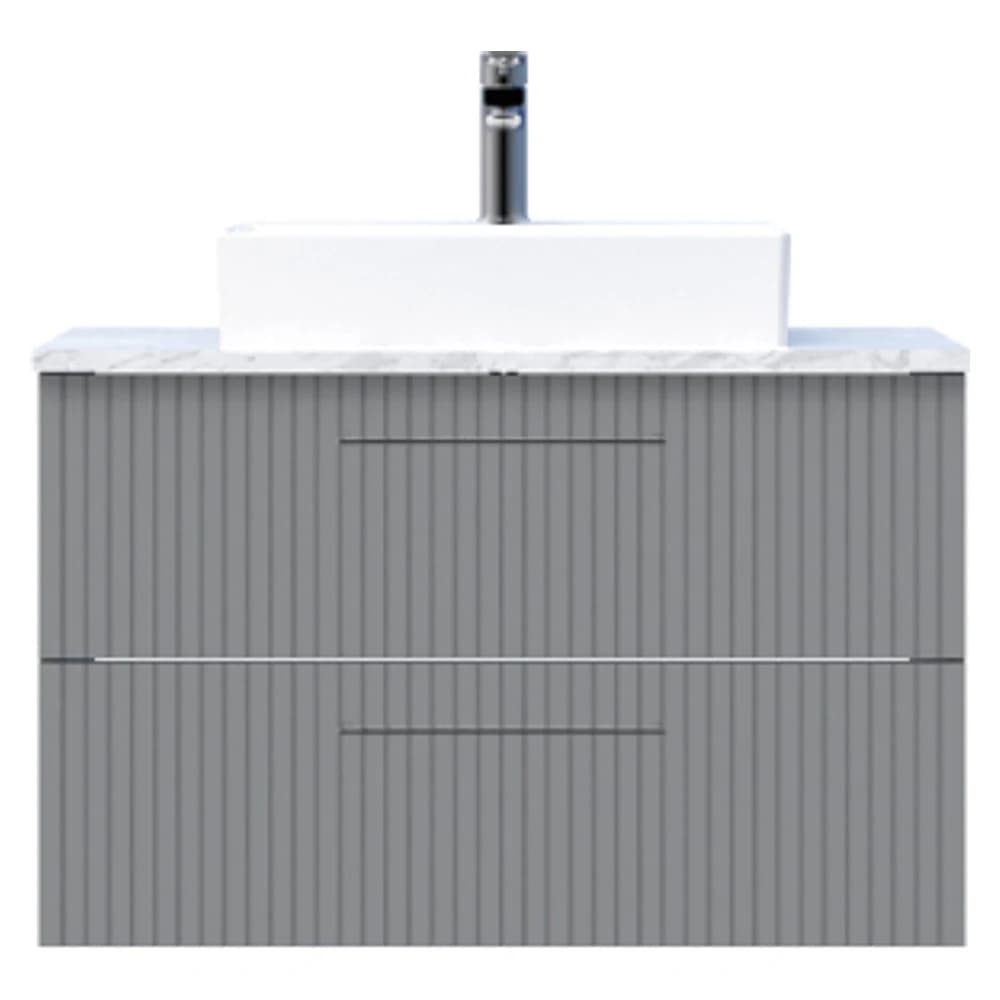 Creavit E10 85 Cm Gri 2 Çekmeceli Granit Tezgah Dolabı
