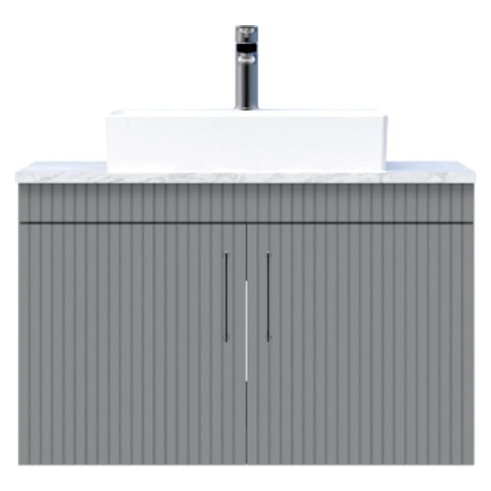 Creavit E10 85 Cm Gri Kapaklı Granit Tezgah Dolabı