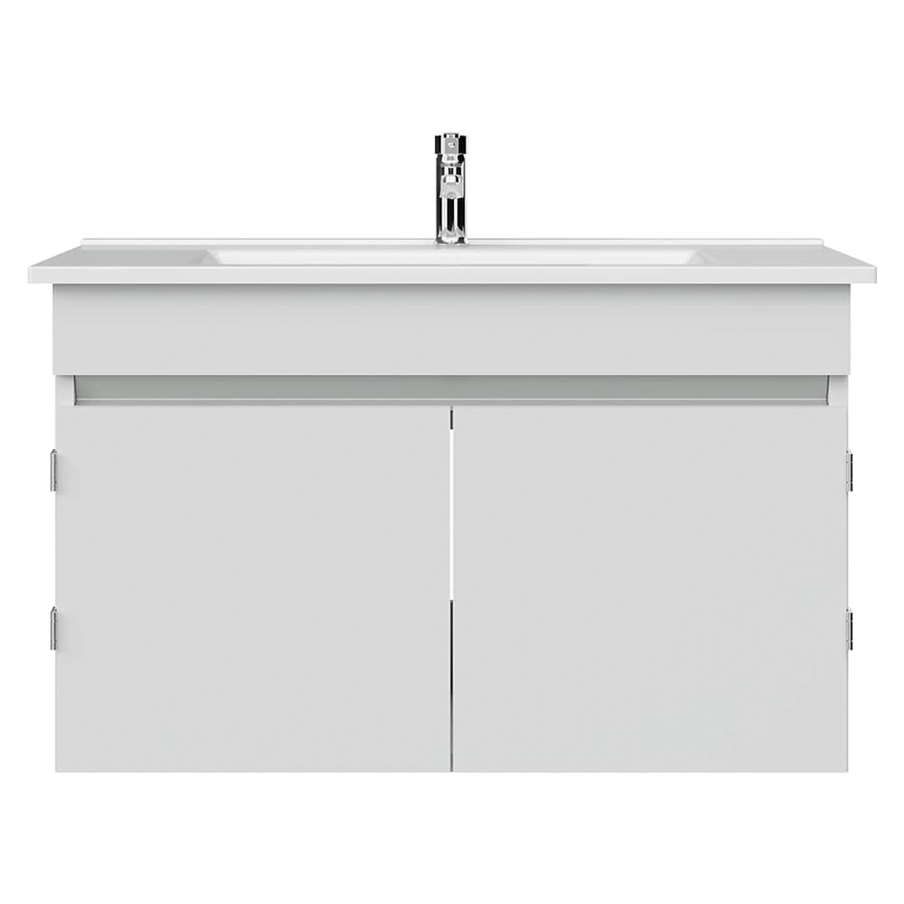 Creavit Flexio 80 Cm Beyaz 270° Kapaklı Lavabo Dolabı