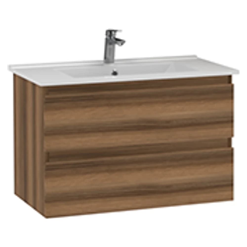 Creavit Alinda 80 Cm Açık Ceviz Lavabo Dolabı