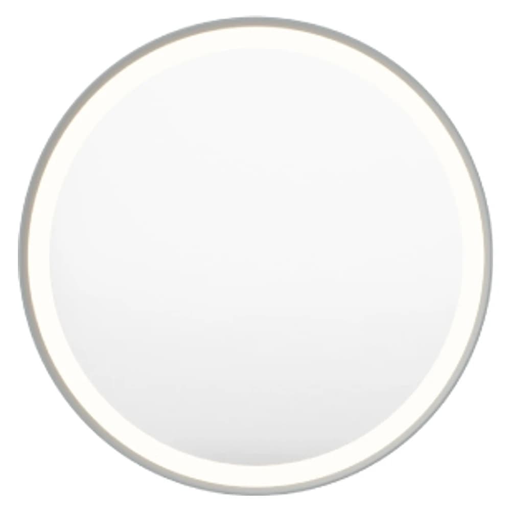 Creavit Rayas 85 Cm Mat Gri Yuvarlak LED Ayna