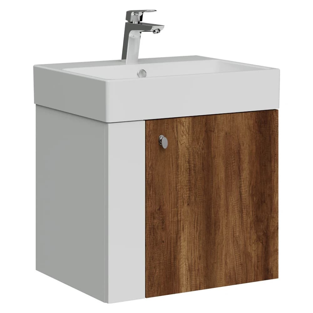 Creavit Font 50 Cm Beyaz-Barok Lavabo Dolabı