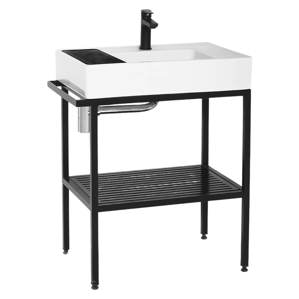 Creavit Arya 70 Cm Siyah Lavabo Dolabı