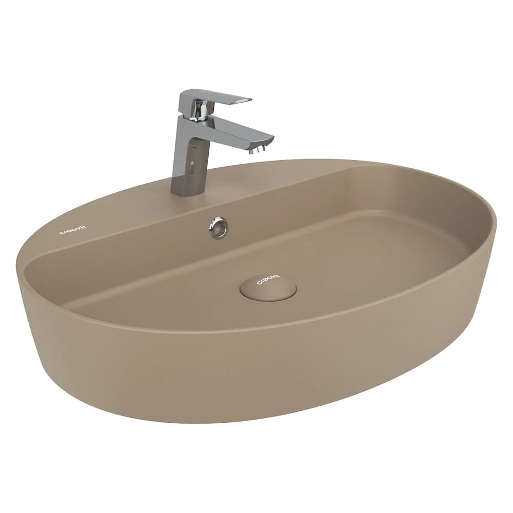 Creavit Loop 40x60 Cm Mat Cappucino Oval Çanak Lavabo
