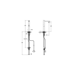 Vitra Aquasee Origin Temassız Pilli Tek Su Girişli Yüksek Lavabo Bataryası A47224 görsel 2