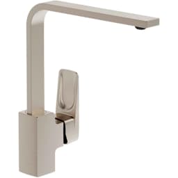 Vitra Blueco Root Square Fırçalı Nikel Eviye Bataryası - A4275334ENR görsel 1