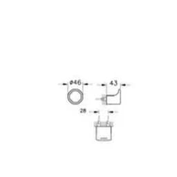Vitra Eternity Siyah Küçük Kanca Askı A4430639 görsel 2