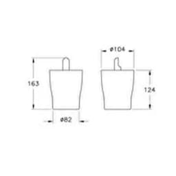 Vitra Eternity Siyah Pamukluk A4430839 görsel 2