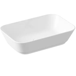 Vitra Geo 60x39 Cm Dikdörtgen Mat Beyaz Çanak Lavabo 7425B001-0016 görsel 1