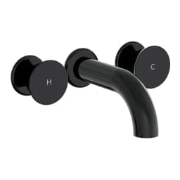 Vitra Liquid Parlak Siyah Ankastre Lavabo Bataryası A4269039 görsel 1
