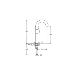 Vitra Liquid Yüksek Lavabo Bataryası A42791 görsel 2