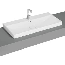Vitra Metropole 100x47 Cm Mat Beyaz Çanak Lavabo - 7529B401-7211 görsel 1