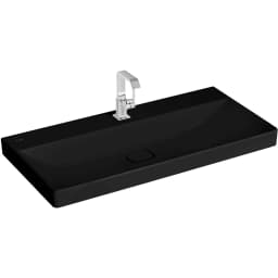 Vitra Metropole 100x47 Cm Mat Siyah Lavabo - 7529B483-0041 görsel 1