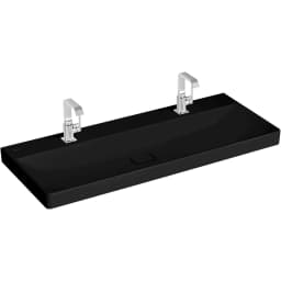 Vitra Metropole 120x47 Cm Mat Siyah Lavabo - 7530B483-0041 görsel 1