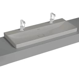 Vitra Metropole 120x47 Cm Mat Taş Gri Çanak Lavabo - 7530B476-7213 görsel 1