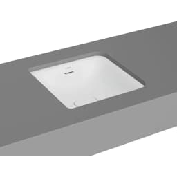 Vitra Metropole 40x40 Cm Mat Beyaz Tezgahaltı Lavabo - 7533B401-7215 görsel 1