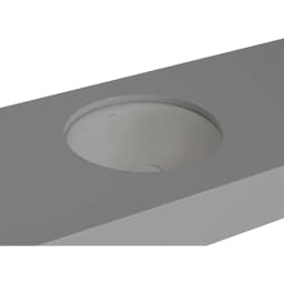 Vitra Metropole 40x40 Cm Mat Taş Gri Tezgahaltı Lavabo - 7532B476-1083 görsel 1