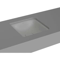 Vitra Metropole 40x40 Cm Mat Taş Gri Tezgahaltı Lavabo - 7533B476-1083 görsel 1
