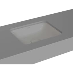 Vitra Metropole 50x40 Cm Mat Taş Gri Tezgahaltı Lavabo - 7534B476-1083 görsel 1