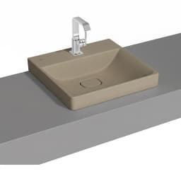 Vitra Metropole 50x47 Cm Mat Kum Beji Çanak Lavabo - 7525B422-0937 görsel 1