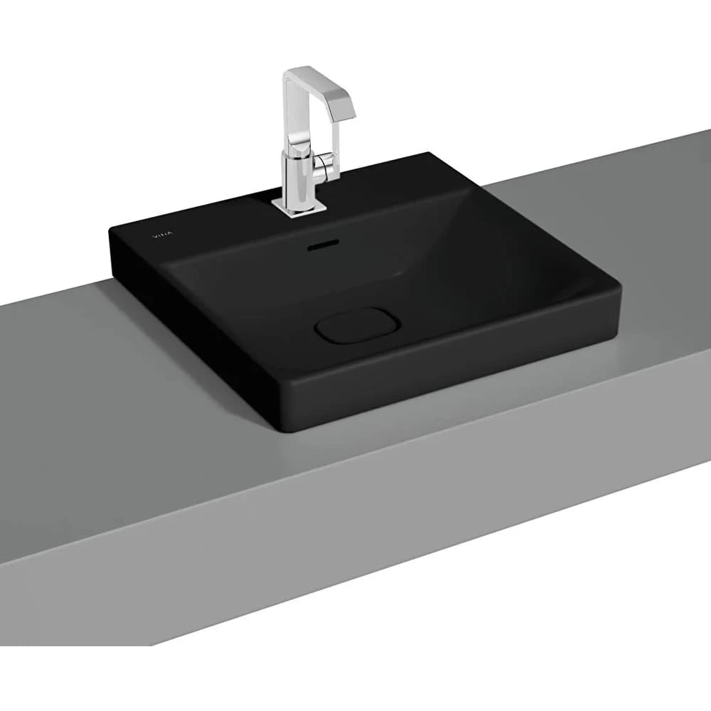Vitra Metropole 50x47 Cm Mat Siyah Çanak Lavabo - 7525B483-7211