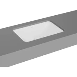 Vitra Metropole 60x40 Cm Mat Beyaz Tezgahaltı Lavabo - 7535B401-1083 görsel 1