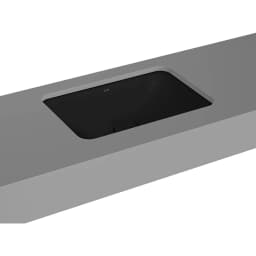 Vitra Metropole 60x40 Cm Mat Siyah Tezgahaltı Lavabo - 7535B483-1083 görsel 1