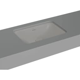 Vitra Metropole 60x40 Cm Mat Taş Gri Tezgahaltı Lavabo - 7535B476-7216 görsel 1
