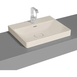 Vitra Metropole 60x47 Cm Mat Kum Beji Çanak Lavabo - 7526B422-7211 görsel 1