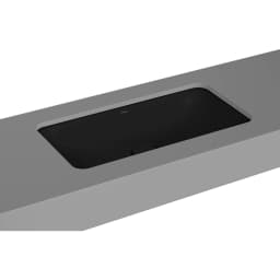 Vitra Metropole 80x40 Cm Mat Siyah Tezgahaltı Lavabo - 7536B483-1083 görsel 1
