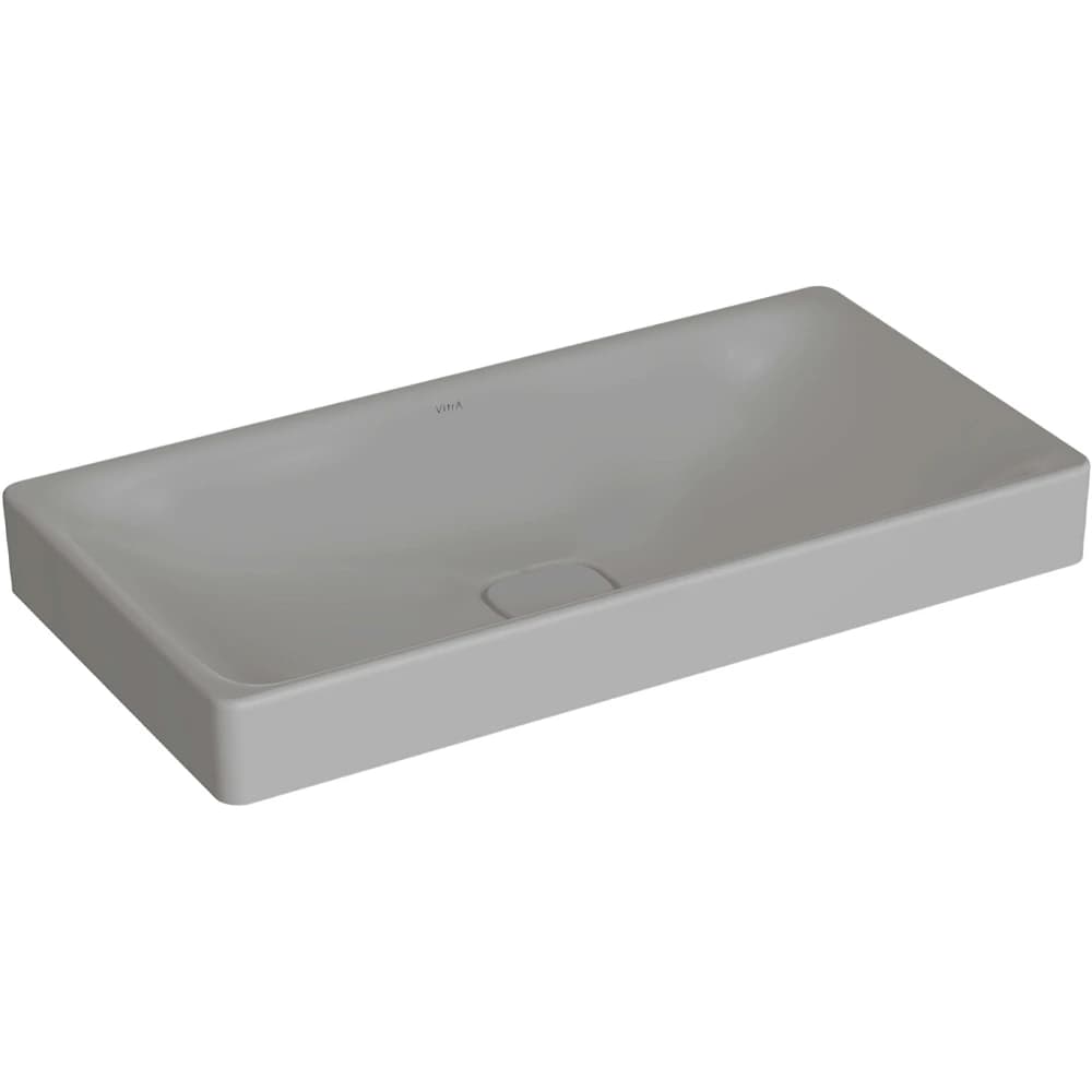 Vitra Metropole 80x40 Cm Mat Taş Gri Çanak Lavabo - 7536B476-1398