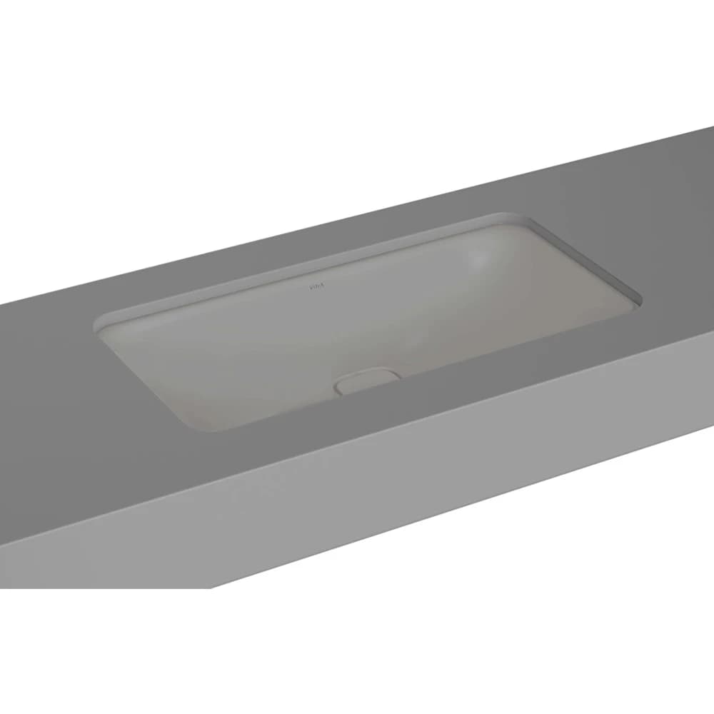 Vitra Metropole 80x40 Cm Mat Taş Gri Tezgahaltı Lavabo - 7536B476-1083