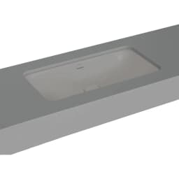 Vitra Metropole 80x40 Cm Mat Taş Gri Tezgahaltı Lavabo - 7536B476-7216 görsel 1
