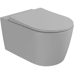 Vitra Metropole Round QuantumFlush Mat Taş Gri Asma Klozet - 7910B476-0090 görsel 1
