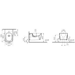 Vitra Metropole Square Asma Bide - 7908B403-0288 görsel 2
